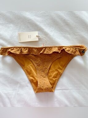 Scotch & Soda Bikini Bottom NWT Size Large mustard yellow bathing suit swim